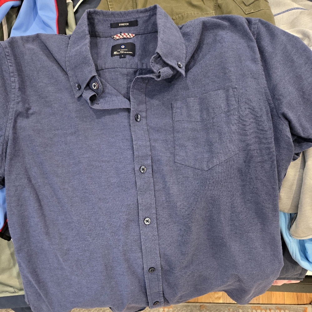 Ben Sherman button up Short Sleeve- Lg